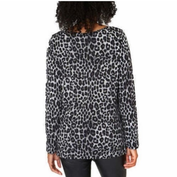 Mario Serrani Snow Leopard Print Tunic - Picture 8 of 9
